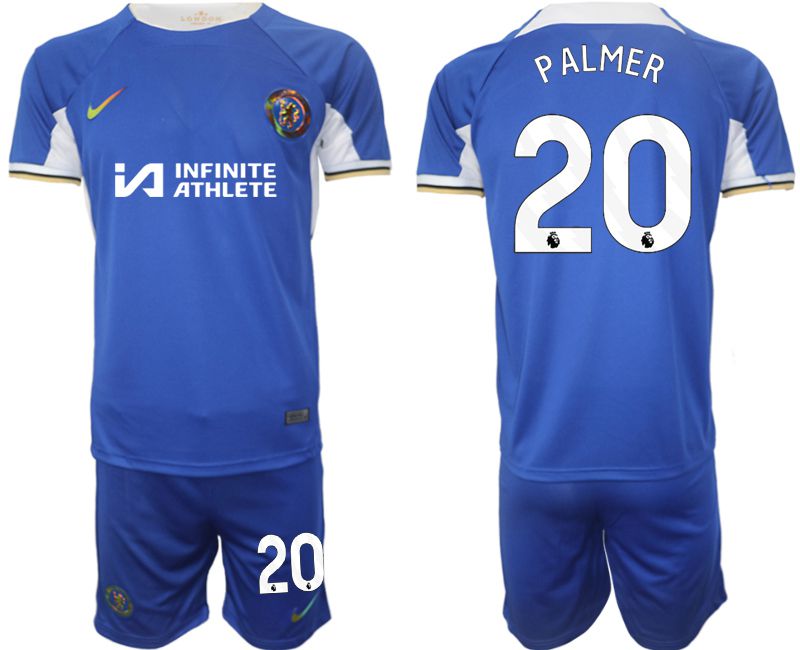 Men 2023-2024 Club Chelsea FC home blue #20 Soccer Jersey